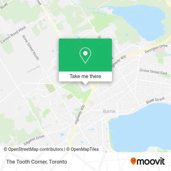The Tooth Corner map