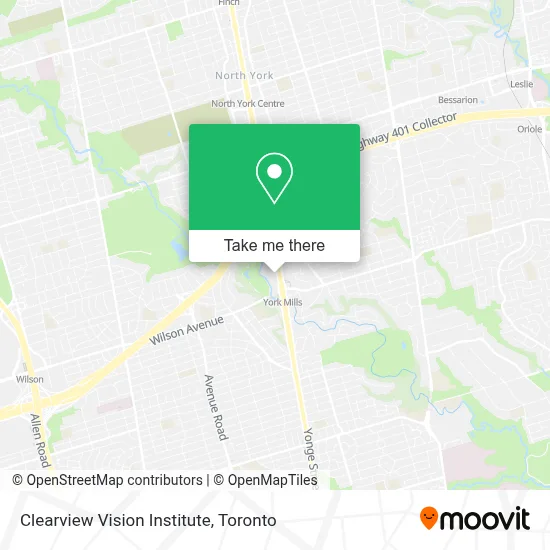 Clearview Vision Institute map
