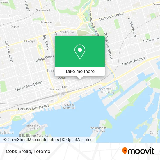 Cobs Bread map