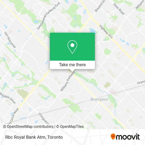 Rbc Royal Bank Atm map