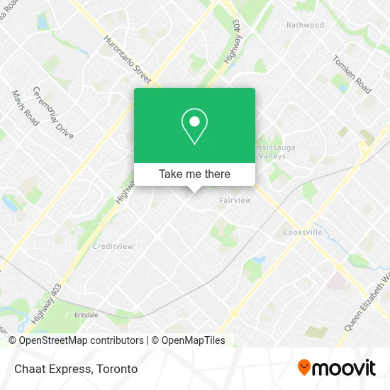 Chaat Express map