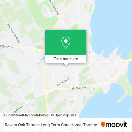 Revera Oak Terrace Long Term Care Home map