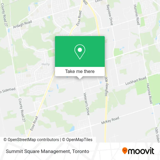 Summit Square Management map