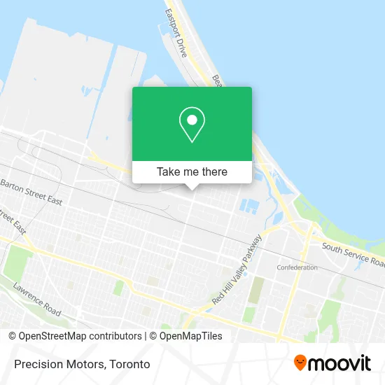 Precision Motors map
