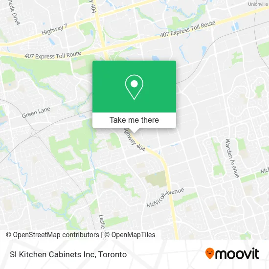 Sl Kitchen Cabinets Inc map