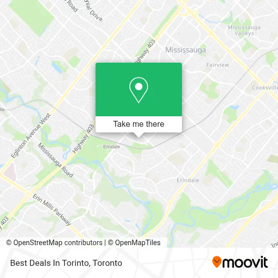 Best Deals In Torinto map