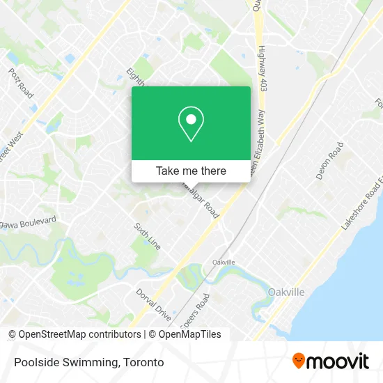 Poolside Swimming map