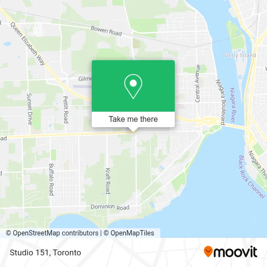Studio 151 map