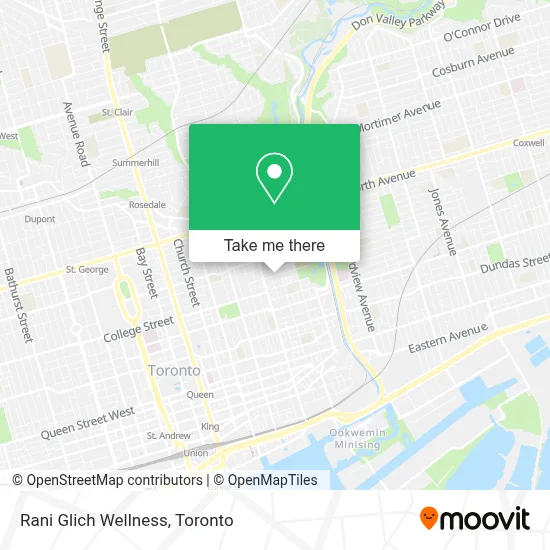 Rani Glich Wellness map