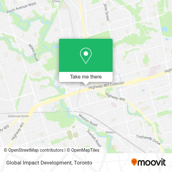 Global Impact Development map