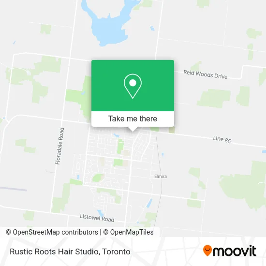 Rustic Roots Hair Studio map