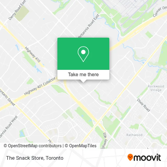 The Snack Store map