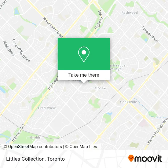 Littles Collection map