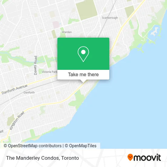 The Manderley Condos map
