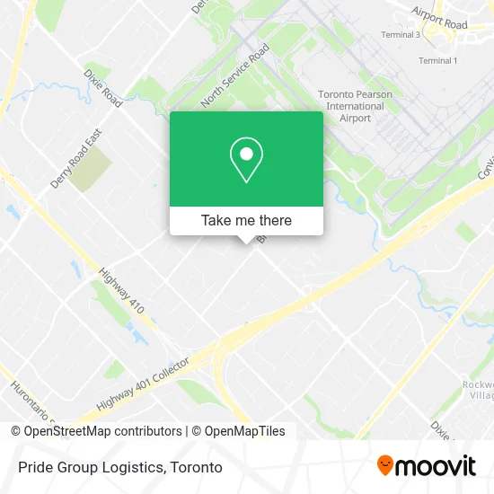 Pride Group Logistics map