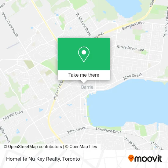 Homelife Nu-Key Realty map