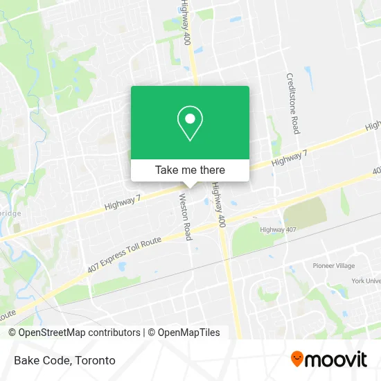 Bake Code map