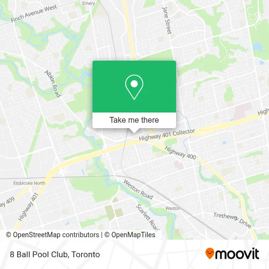 8 Ball Pool Club map