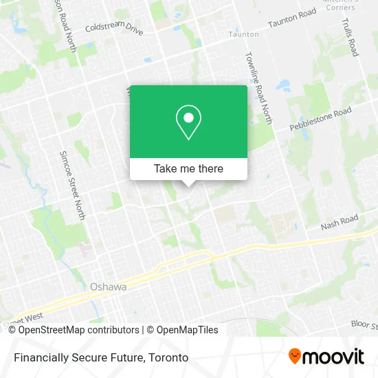 Financially Secure Future map