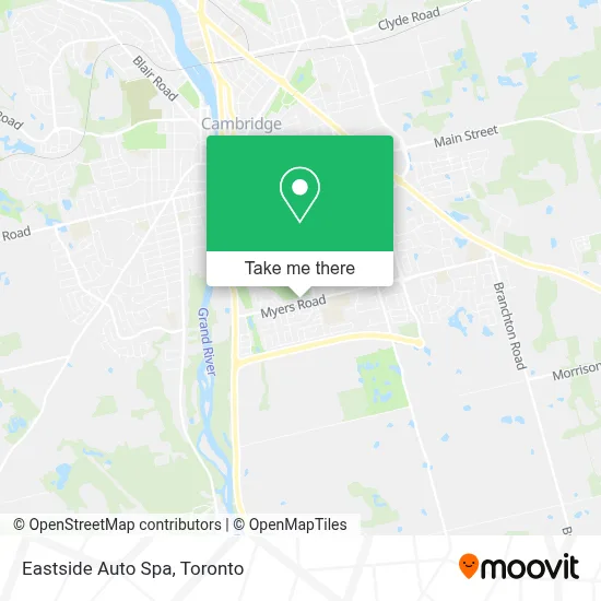 Eastside Auto Spa map