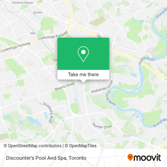 Discounter's Pool And Spa map