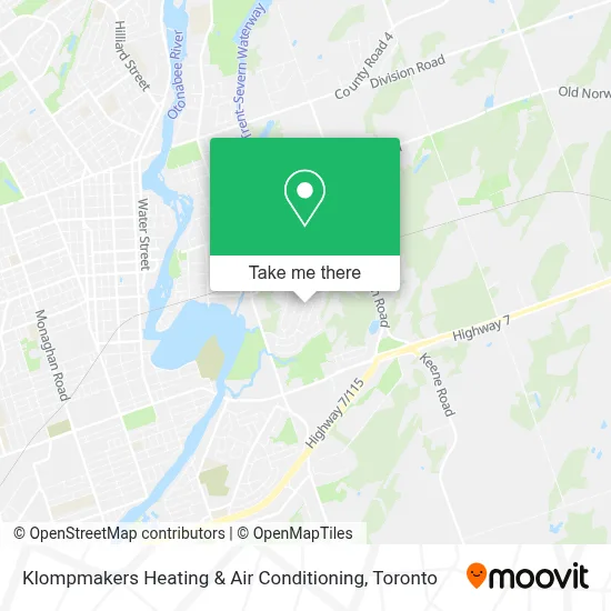 Klompmakers Heating & Air Conditioning map
