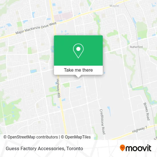 Guess Factory Accessories plan