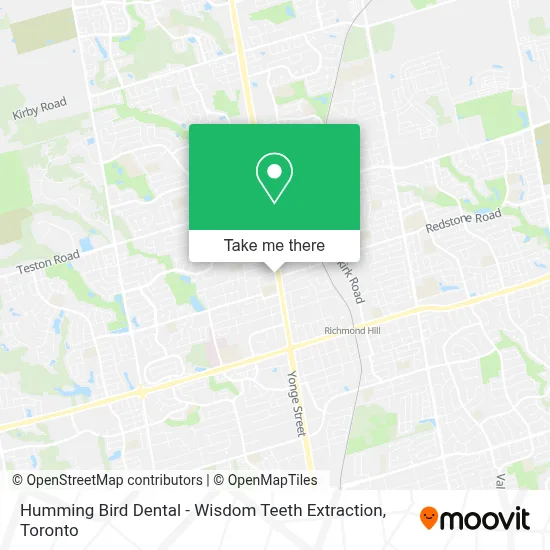 Humming Bird Dental - Wisdom Teeth Extraction map