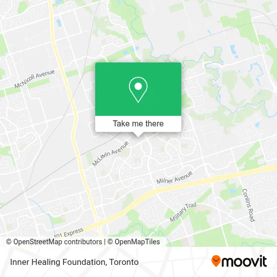 Inner Healing Foundation map