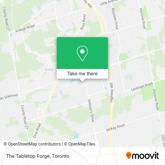 The Tabletop Forge map