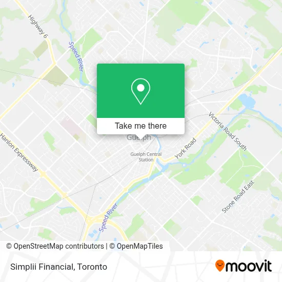 Simplii Financial map