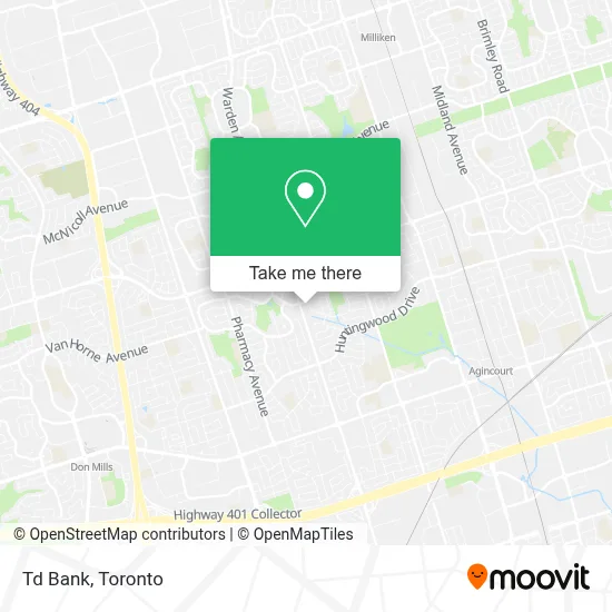 Td Bank map