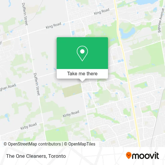 The One Cleaners map