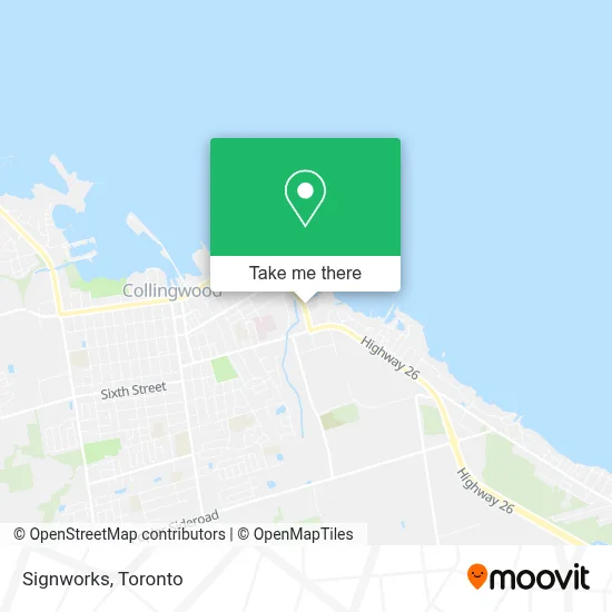 Signworks map