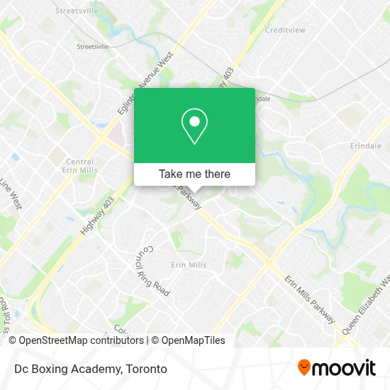 Dc Boxing Academy map