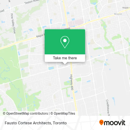 Fausto Cortese Architects map