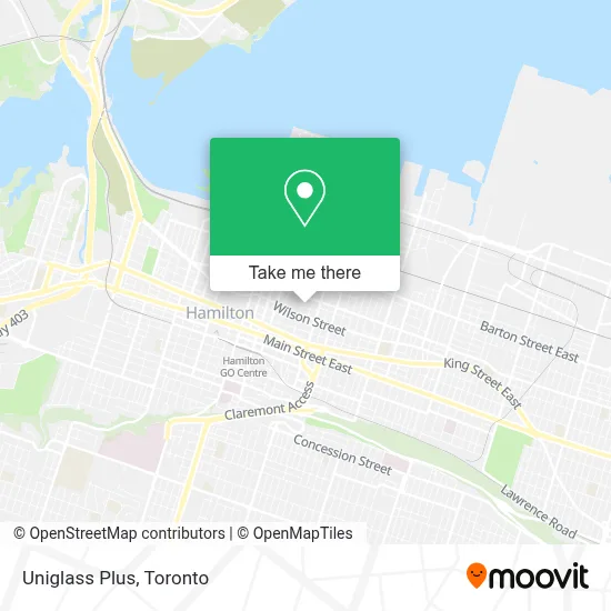 Uniglass Plus map