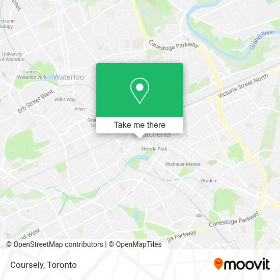 Coursely map