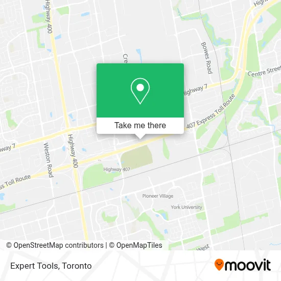Expert Tools map