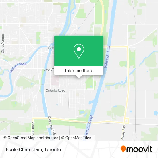 École Champlain map