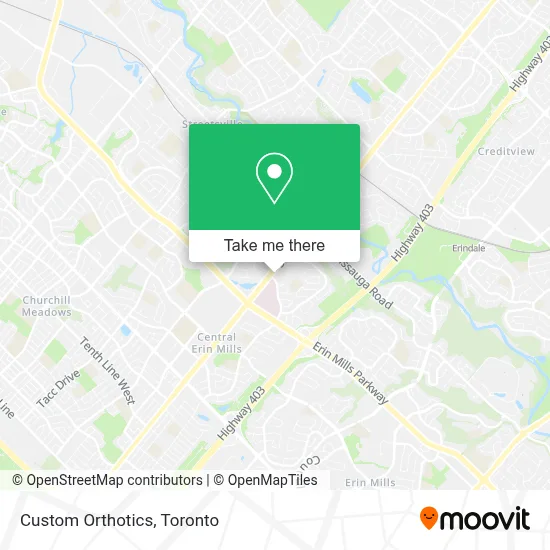 Custom Orthotics map