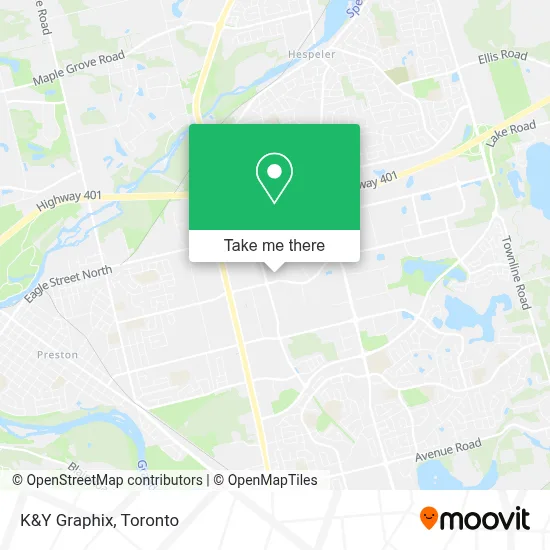 K&Y Graphix map