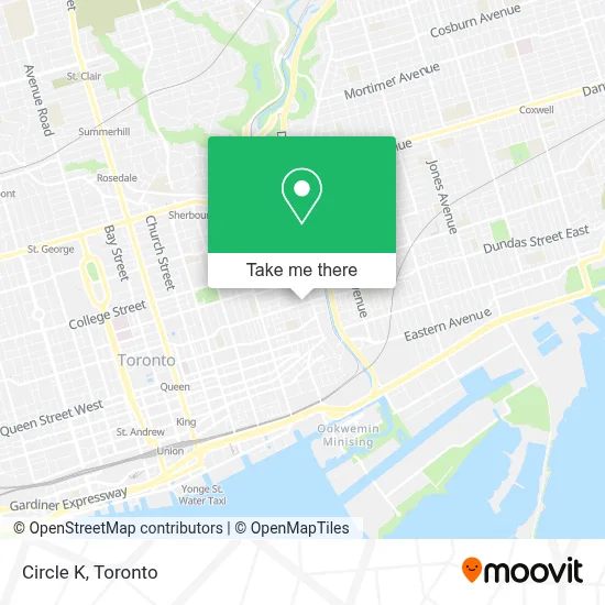 Circle K map