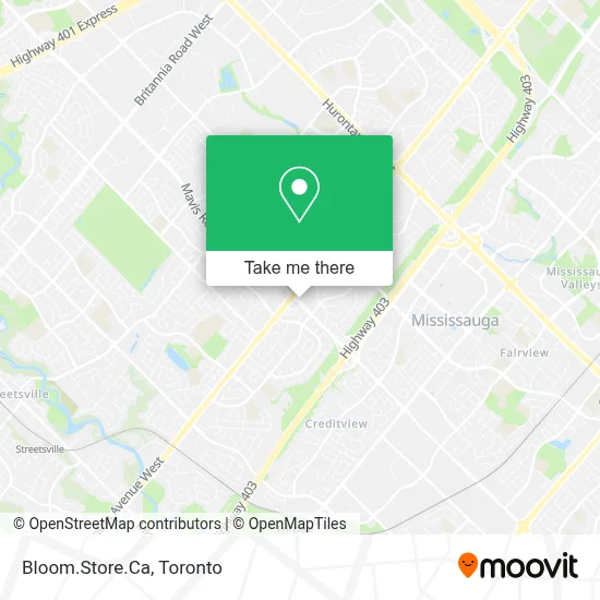 Bloom.Store.Ca map