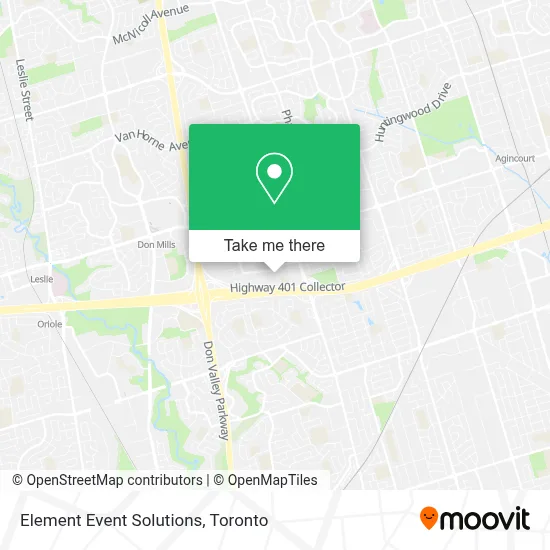 Element Event Solutions map