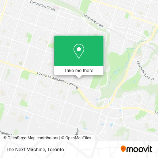 The Next Machine map