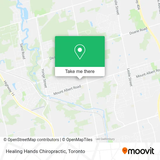 Healing Hands Chiropractic map