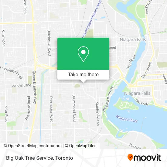 Big Oak Tree Service map