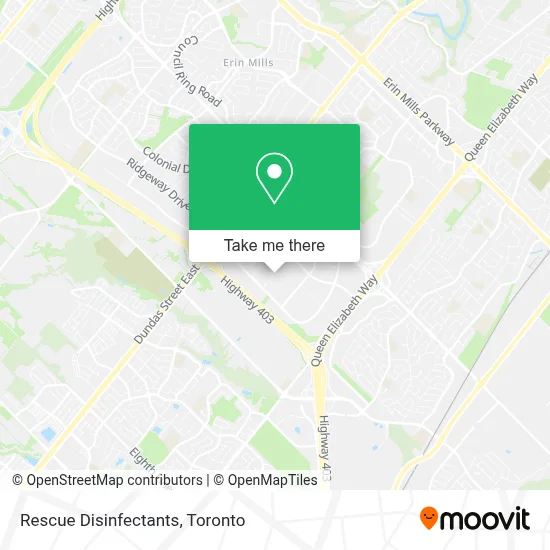 Rescue Disinfectants map
