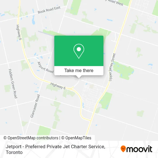 Jetport - Preferred Private Jet Charter Service map